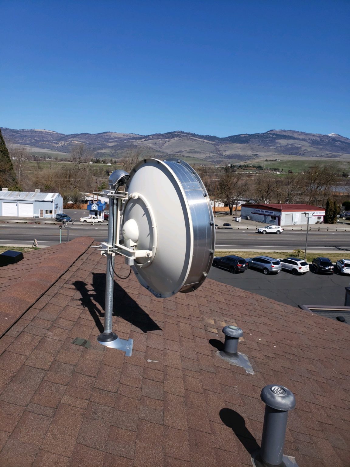 A First Look at the Studio Side Microwave Dish and its Repair